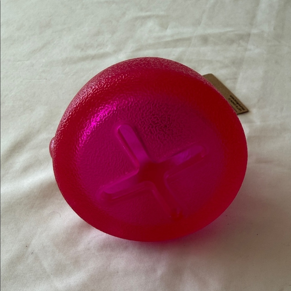 Bark Super Chewer Pink Gumdrop Toy - Picture 4 of 4
